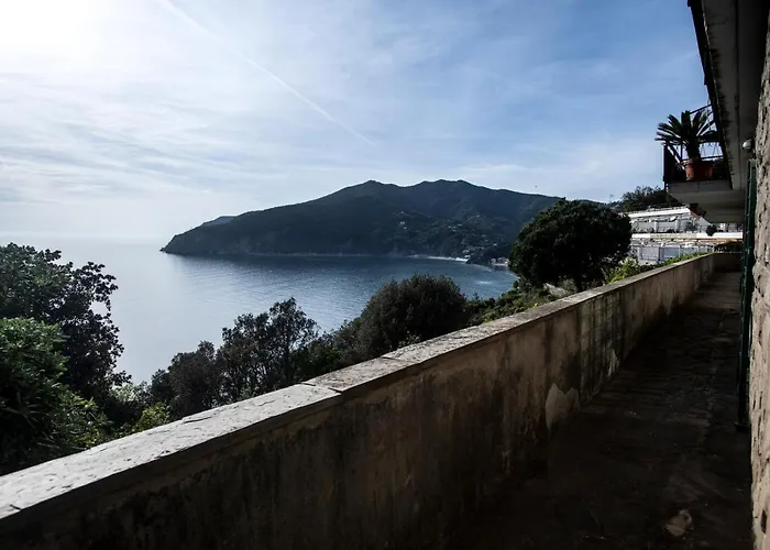 080 - La Storica Il Vigneto 45b, Terrazza Sul Mare - Parcheggio Privato Gratis Moneglia