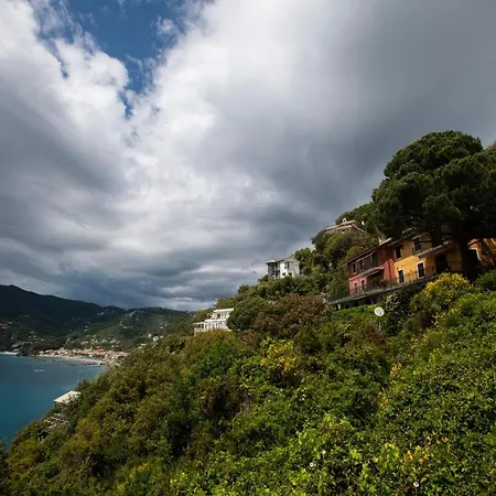 080 - La Storica Il Vigneto 45b, Terrazza Sul Mare - Parcheggio Privato Gratis Moneglia