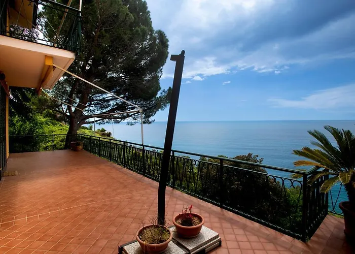 080 - La Storica Il Vigneto 45b, Terrazza Sul Mare - Parcheggio Privato Gratis * Moneglia